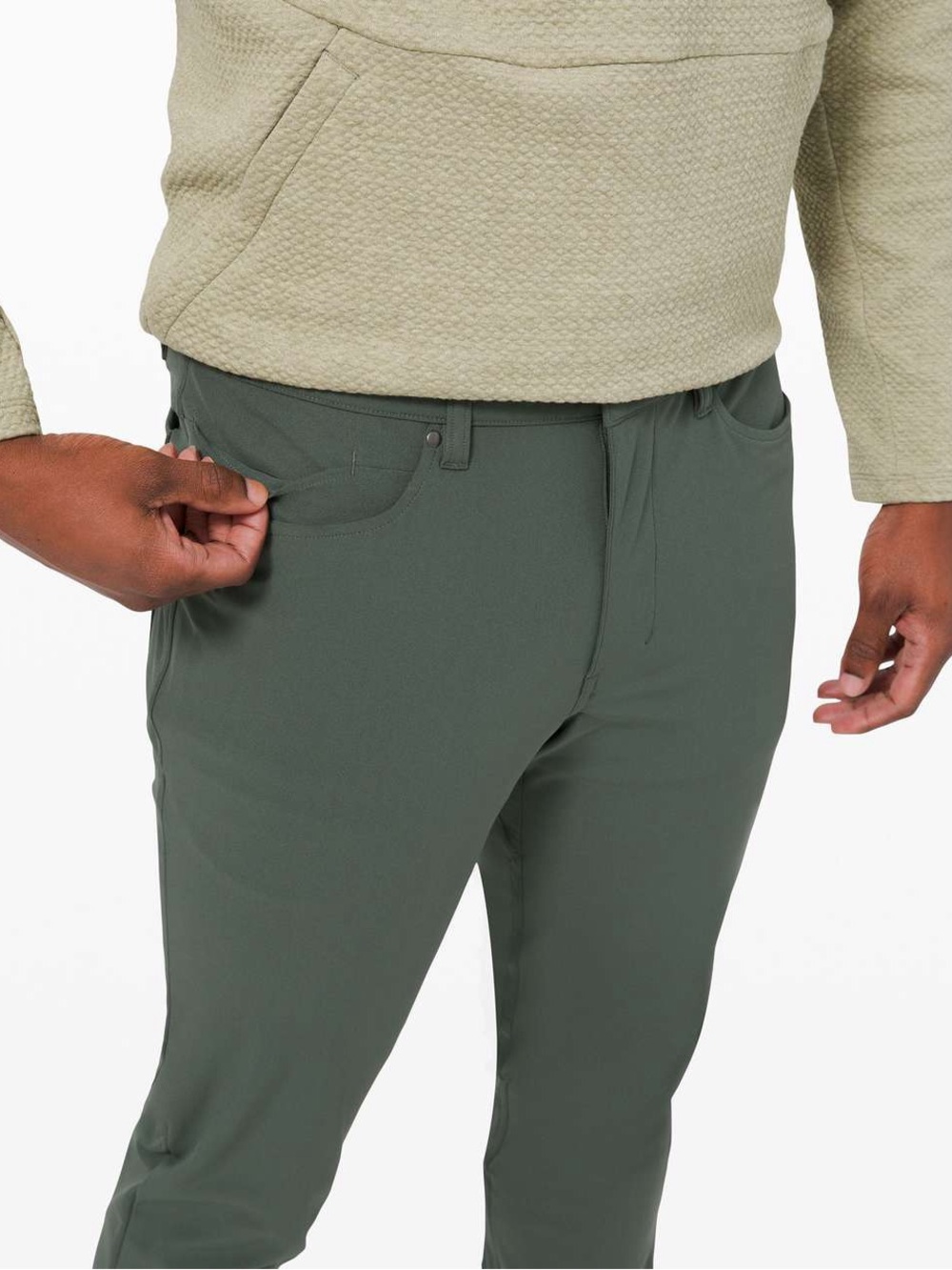 Lululemon ABC Pant men's Slim in Smoked Spruce - Picture 2 of 3